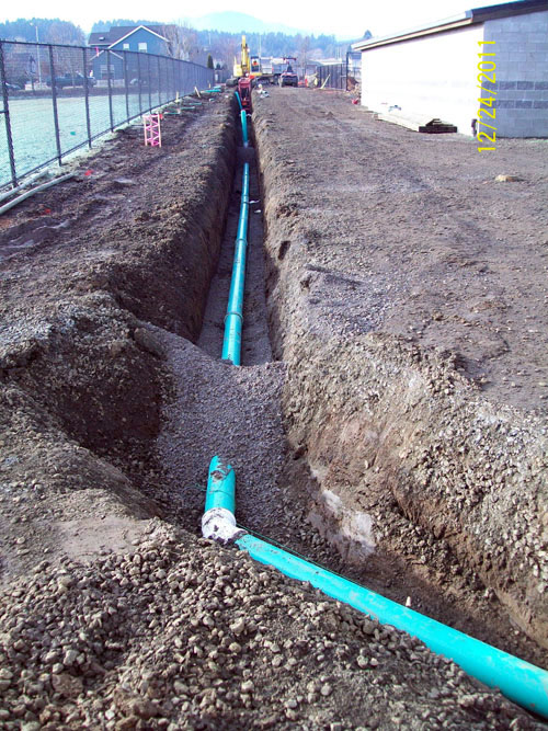 Forest Grove High School - Site preparation