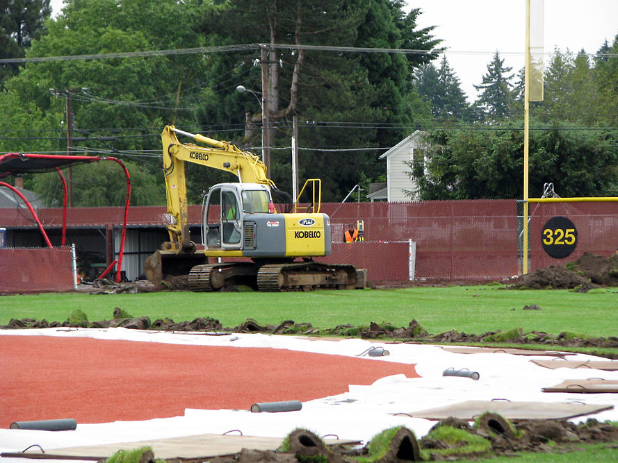 Linfield College - New Outfield for Baseball Field - Slide 5