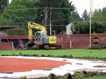Linfield College - New Outfield for Baseball Field