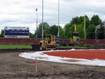 Linfield College - New Outfield for Baseball Field